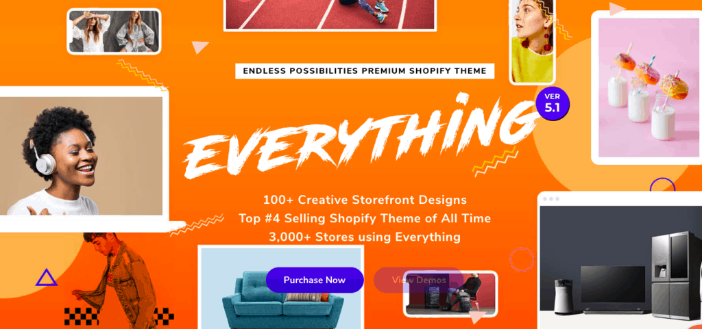 Everything, parmi les meilleurs thèmes shopify en 2019