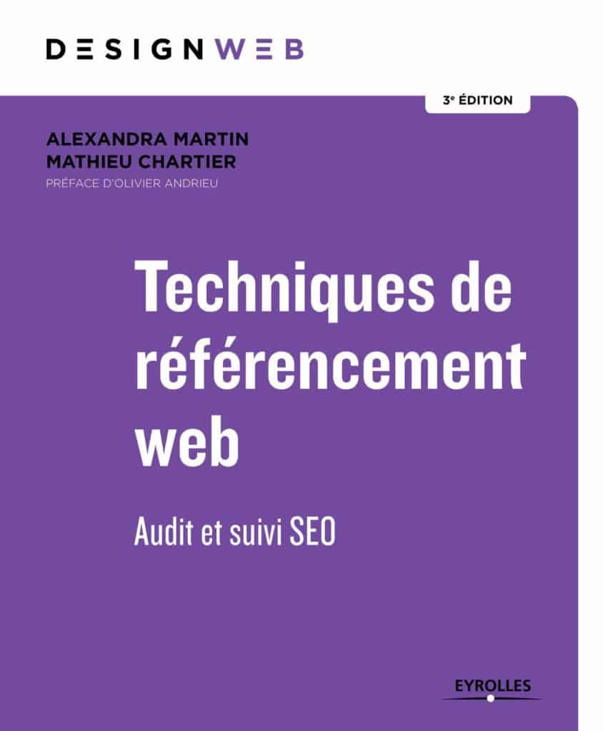 L'ouvrage d'Alexandra Martin et Mathieu Chartier fait partie des meilleurs livres SEO