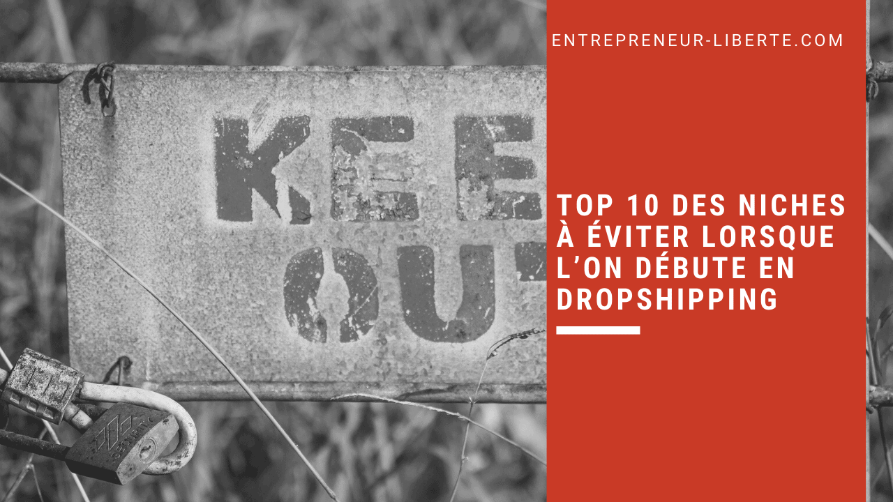 Top 10 des niches à éviter lorsque l’on débute en Dropshipping