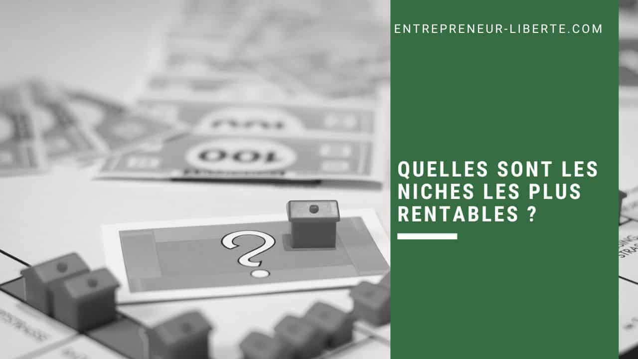 Quelles sont les niches les plus rentables