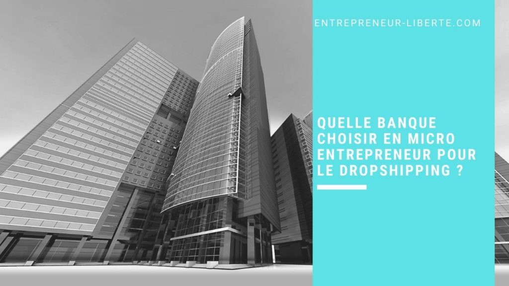 Quelle banque choisir en micro entrepreneur pour le dropshipping