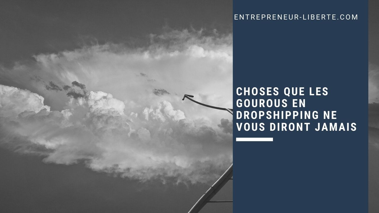 choses que les gourous en dropshipping ne vous diront jamais