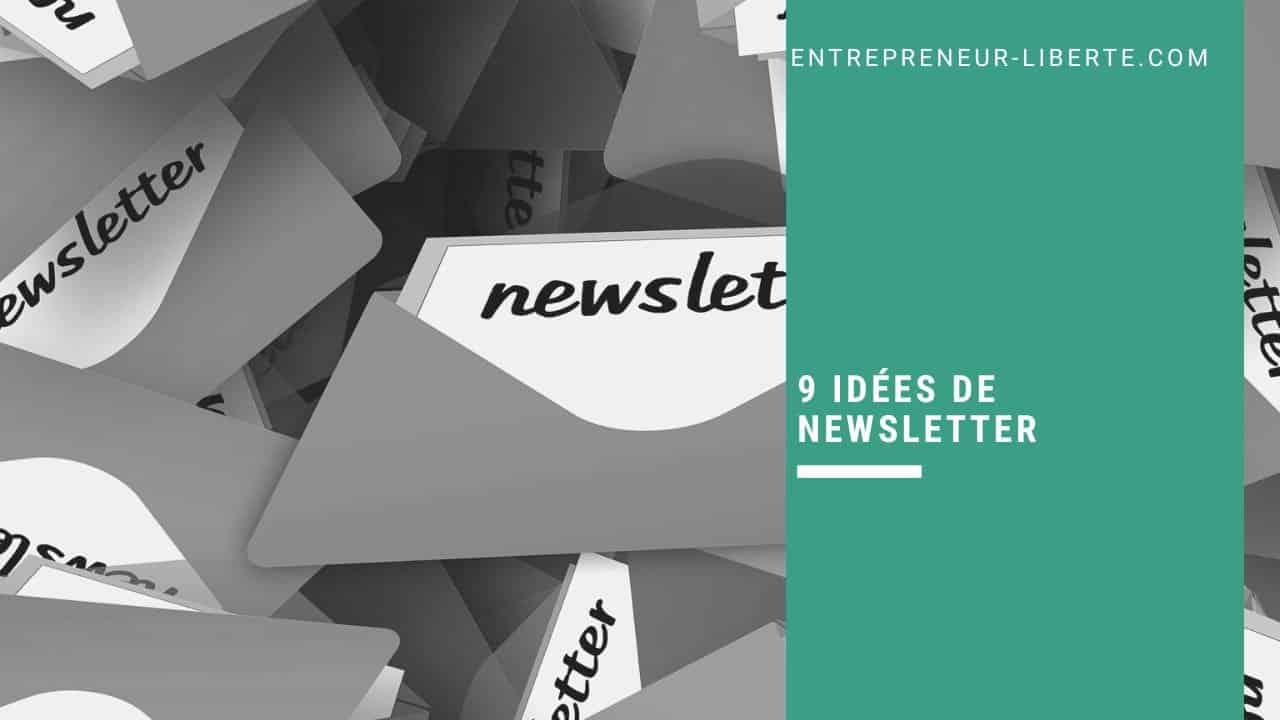 9 idées de newsletter